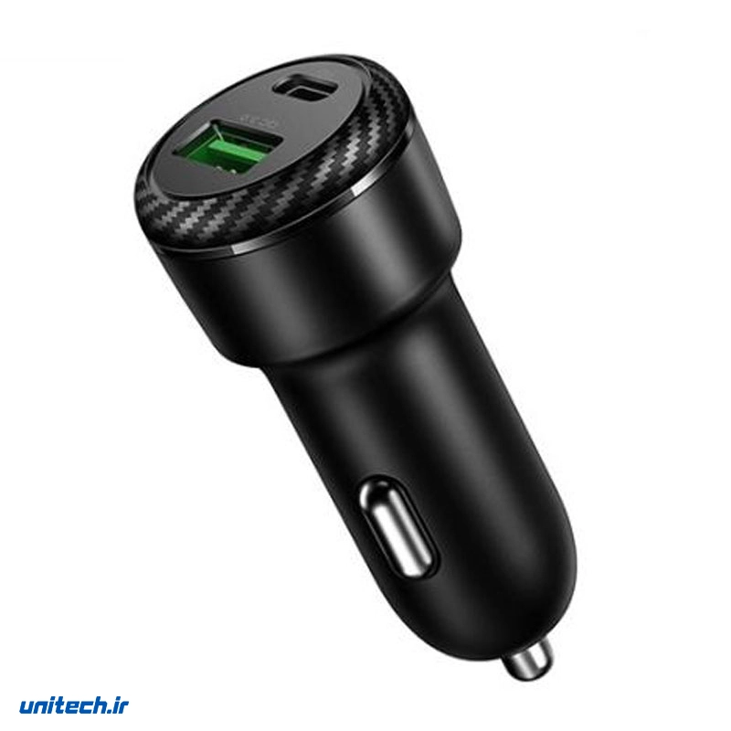 شارژر فندکی فست شارژ مک دودو CC 5970 QC3.0 2.4A PD 38W 1 NynP4e